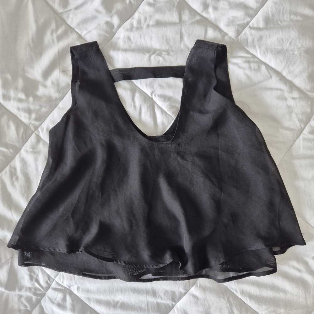 UK2LA Black Tank Top